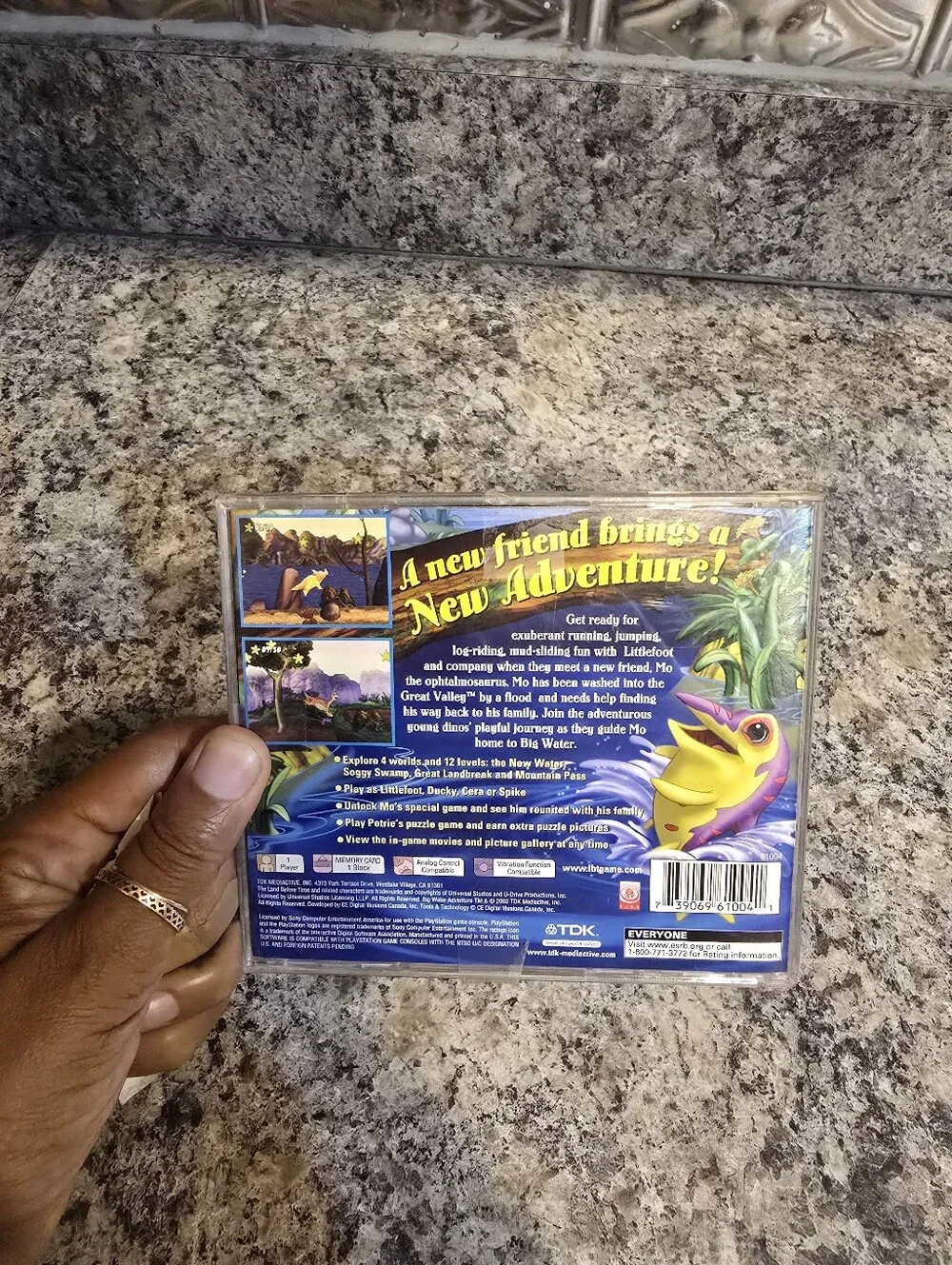 Land Before Time: Big Water Adventure Playstation 1 PS1 Complete